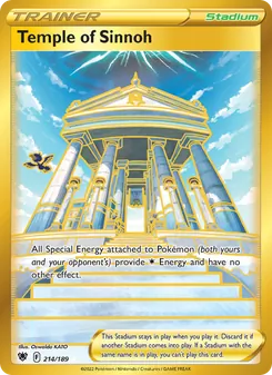 Temple of Sinnoh, Astral Radiance Nº 214 Holo