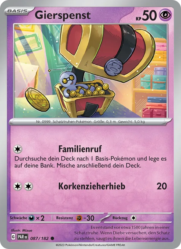 Gierspenst, Paradoxrift No. 087