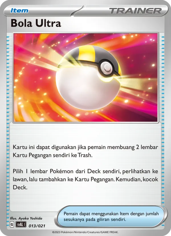 Bola Ultra, Sprigatito & Lucario ex Nº 013