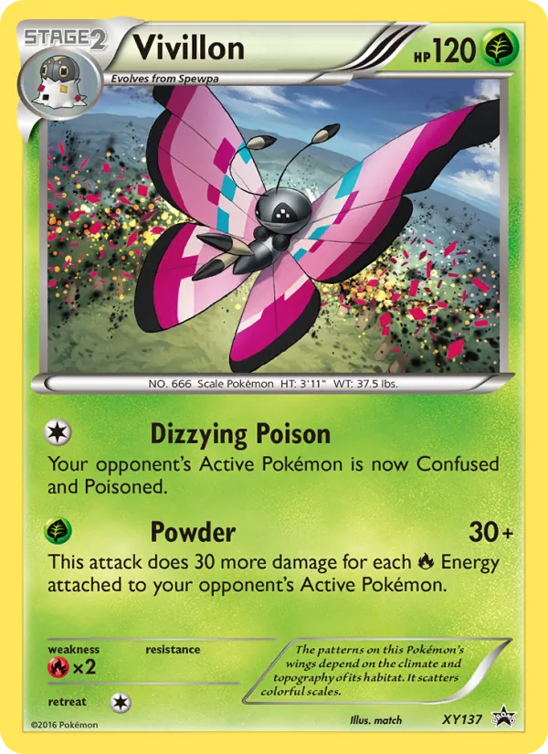 Vivillon, XY Black Star Promos No. XY137