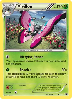 Vivillon, XY Black Star Promos No. XY137 Normal