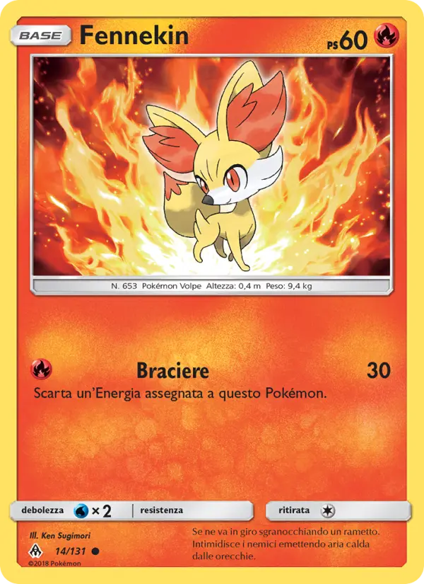 Fennekin, Apocalisse Di Luce No. 14