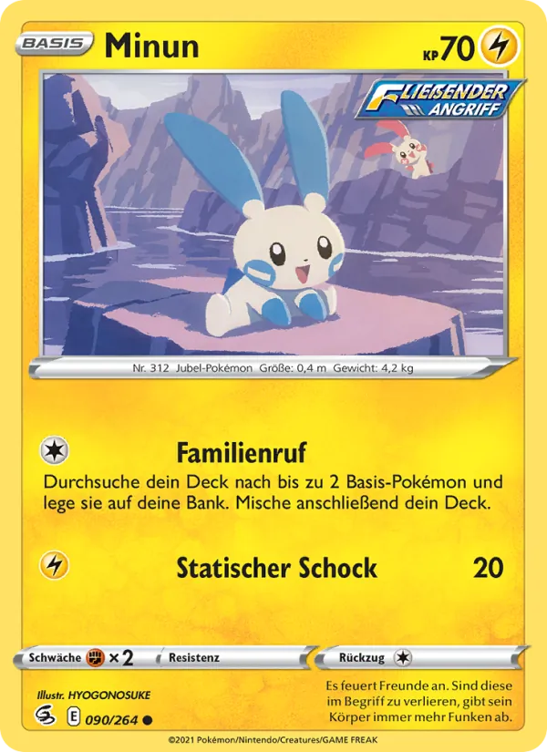 Minun, Fusions Angriff No. 90