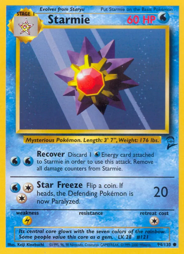 Starmie, Base Set 2 Nº 94