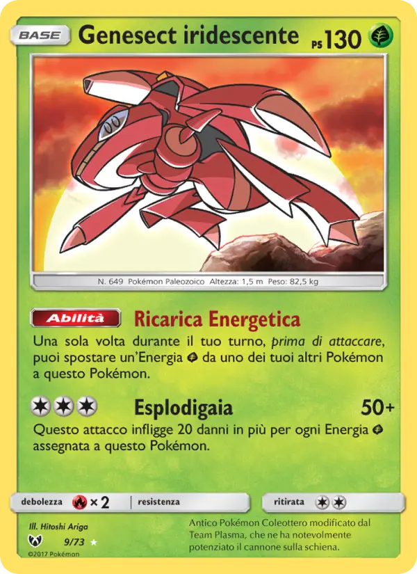 Genesect iridescente, Leggende Iridescenti Nº 9