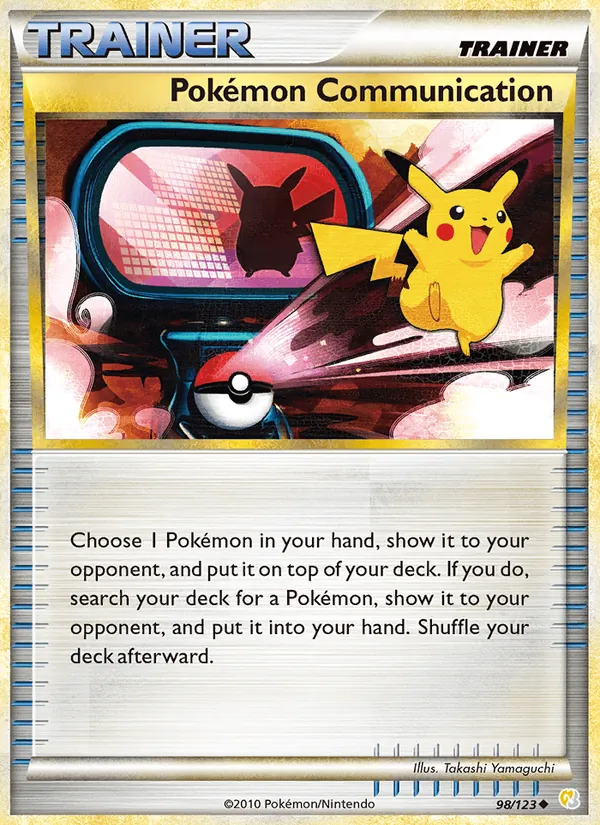 Pokémon Communication, HeartGold SoulSilver No. 98