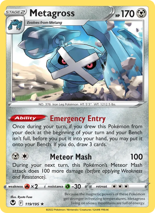 Metagross, Silver Tempest Nº 119