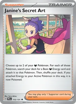 Janine's Secret Art, Prismatic Evolutions Nº 112 Normal