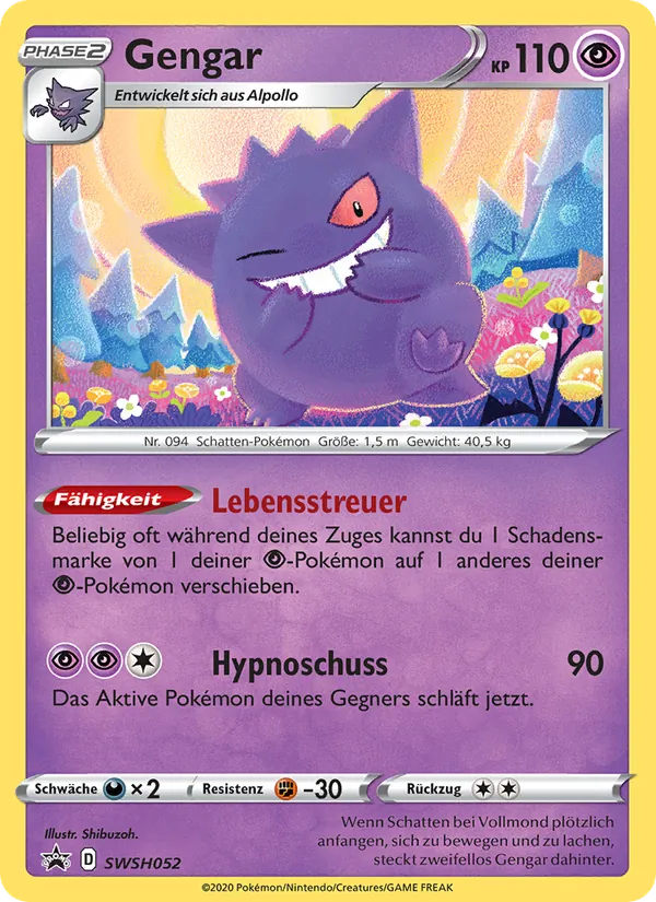 Gengar, SCSC Promokarten No. SWSH052