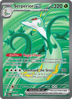 Serperior ex, Black Bolt No. 156 Holo