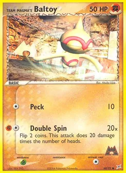 Team Magma's Baltoy, Team Magma vs Team Aqua No. 60 Normal