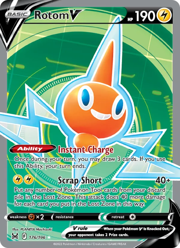 Rotom V, Lost Origin No. 176