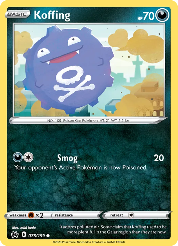 Koffing, Crown Zenith No. 075