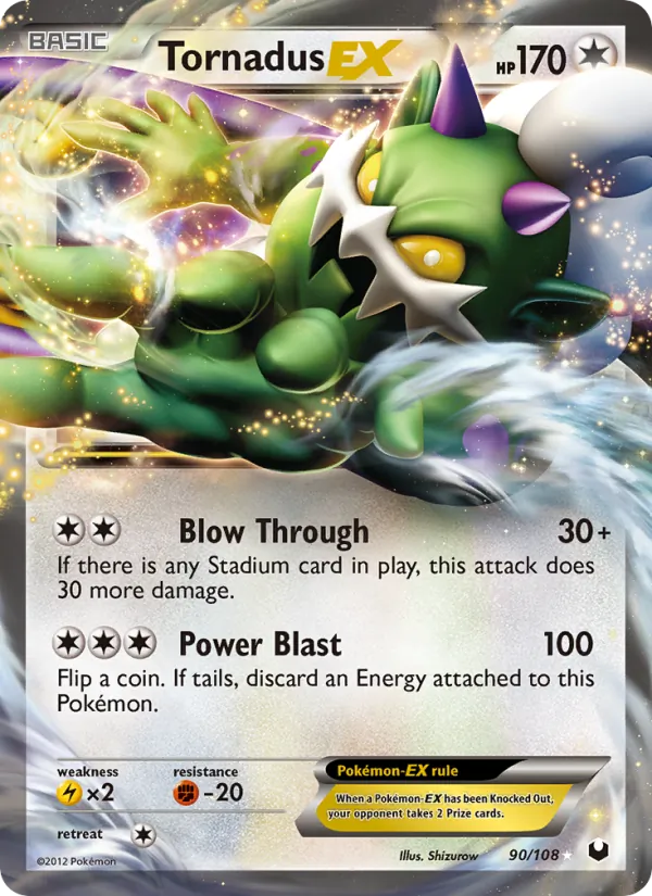 Tornadus-EX, Dark Explorers No. 90