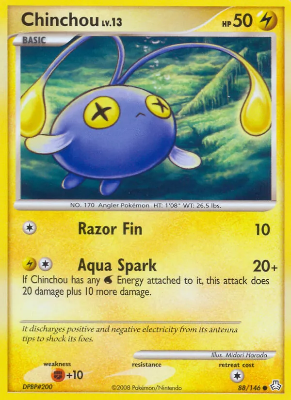 Chinchou, Legends Awakened No. 88