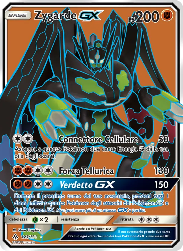 Zygarde GX, Apocalisse Di Luce No. 123