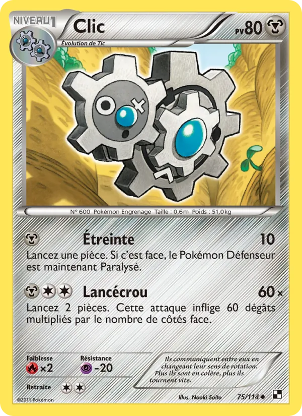 Clic, Noir & Blanc Nº 75