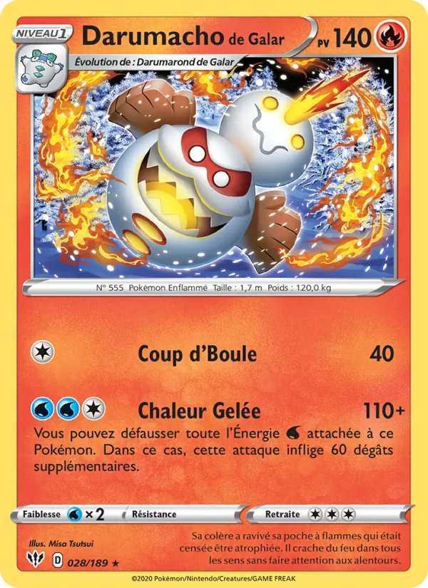 Darumacho de Galar, Ténèbres Embrasées No. 28