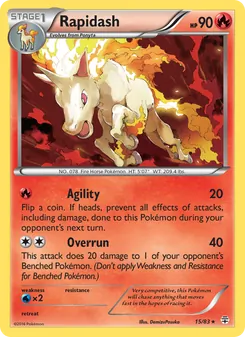Rapidash, Generations No. 15 Normal