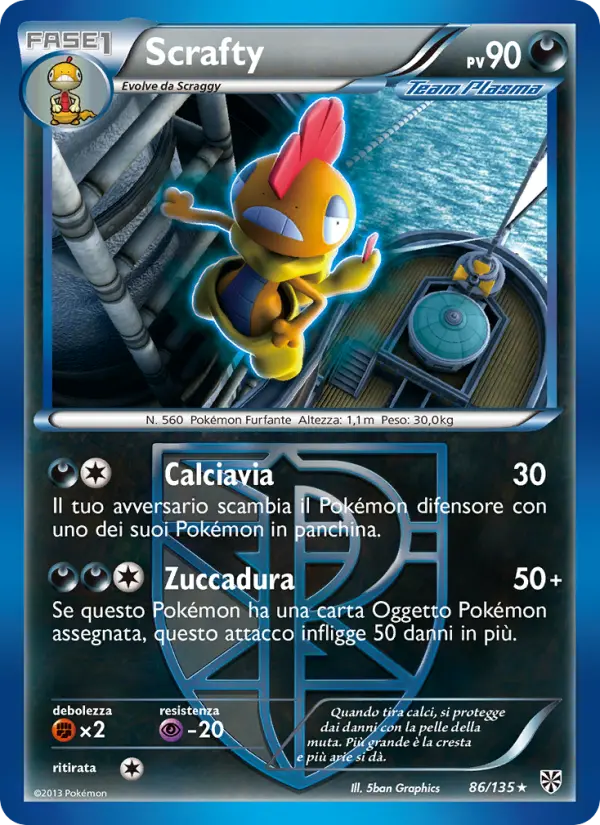Scrafty, Uragano Plasma No. 86