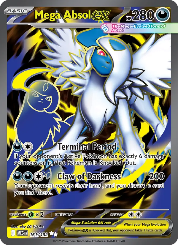 Mega Absol ex, Mega Evolution No. 161