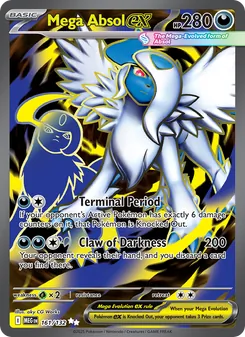 Mega Absol ex, Mega Evolution No. 161 Holo