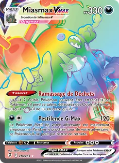 Miasmax VMAX, Évolution Céleste No. 216 Holo