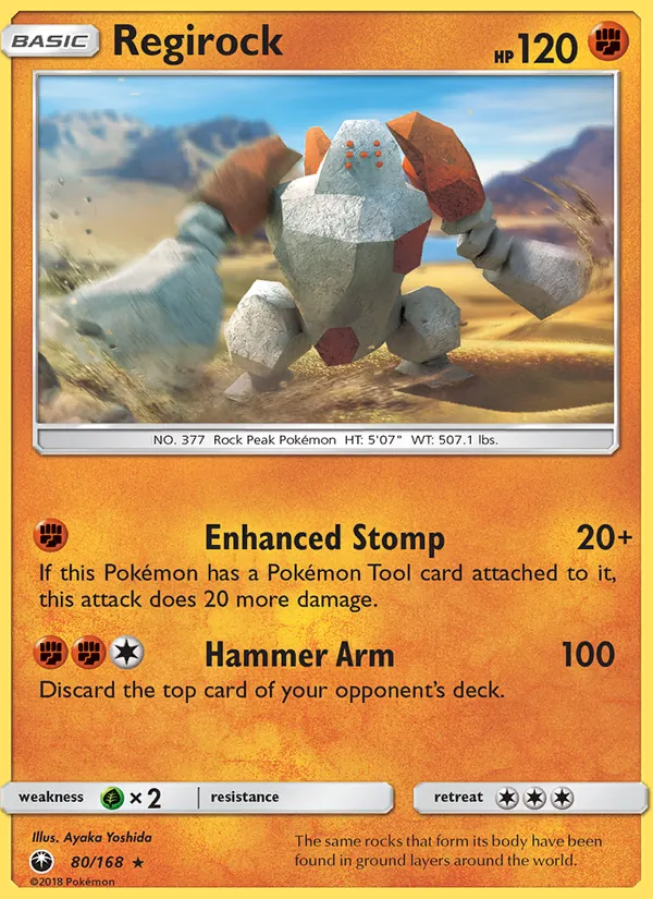 Regirock, Celestial Storm No. 80