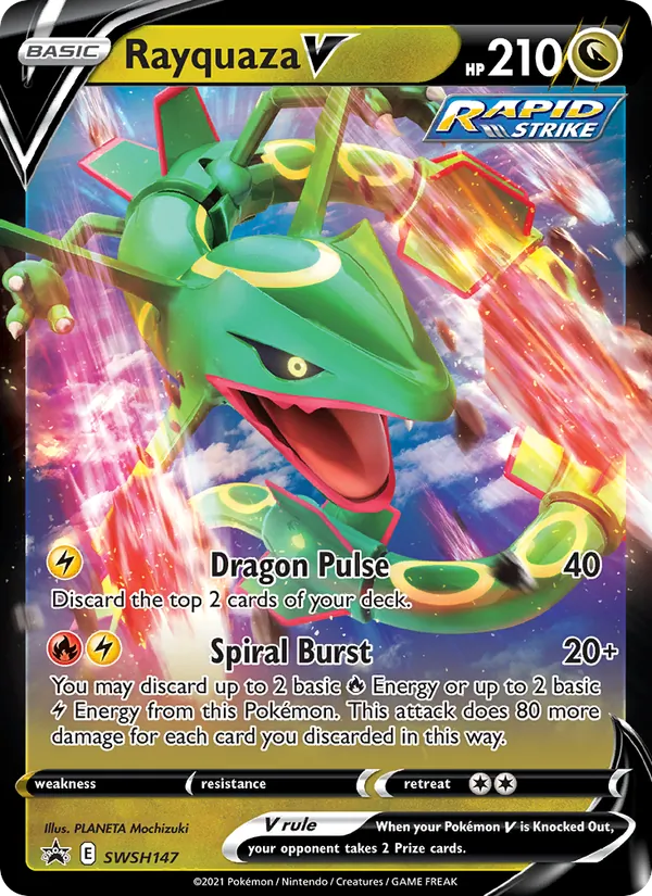 Rayquaza V, SWSH Black Star Promos No. SWSH147