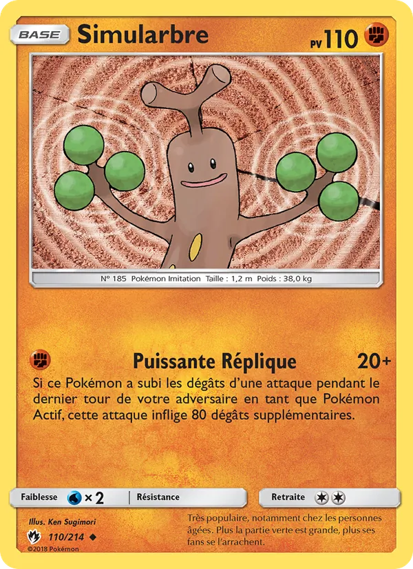 Simularbre, Tonnerre Perdu Nº 110