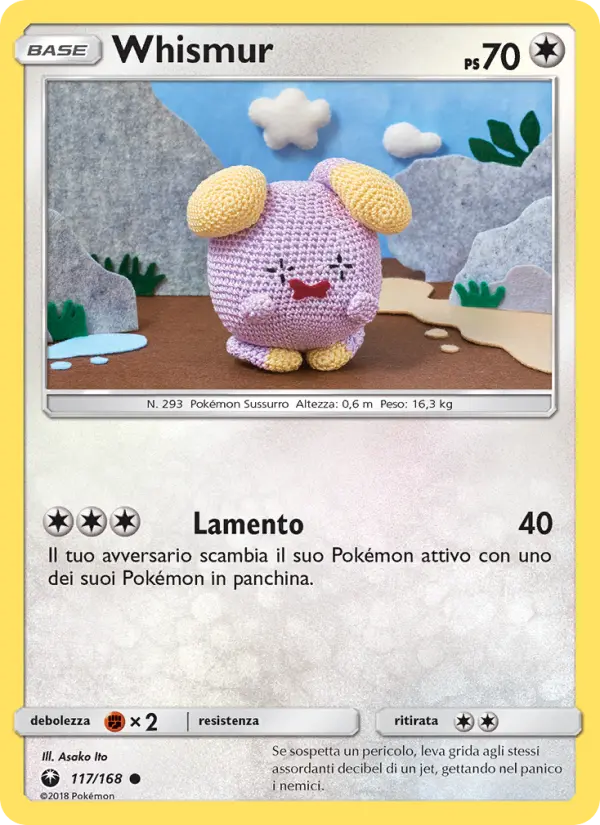Whismur, Tempesta Astrale No. 117