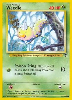 Weedle, Legendary Collection Nº 99 Normal