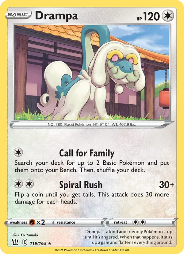 Drampa, Battle Styles No. 119