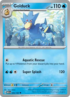 Golduck, 151 Nº 055 Normal