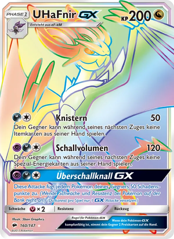 UHaFnir GX, Nacht in Flammen Nº 160