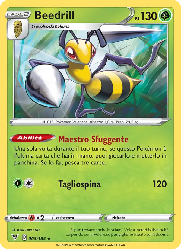 Beedrill, Voltaggio Sfolgorante No. 3