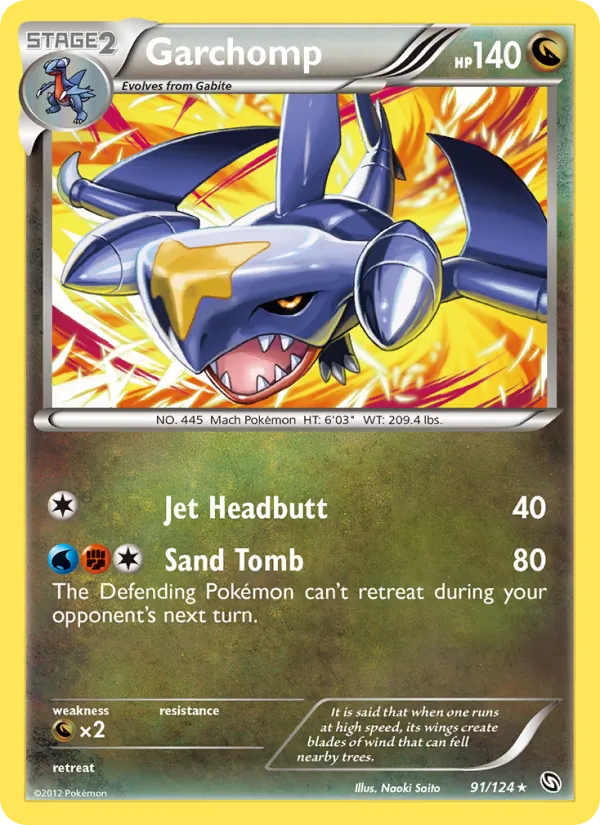 Garchomp, Dragons Exalted Nº 91