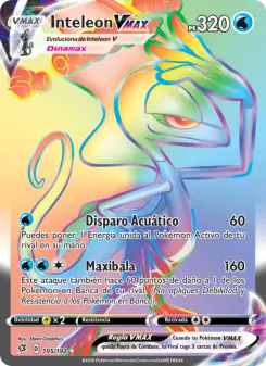 Inteleon VMAX, Choque Rebelde Nº 195 Holo