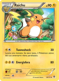 Raichu, Colpi Furiosi No. 28 Normal