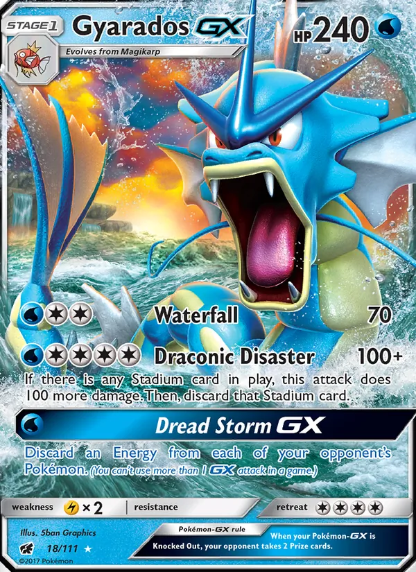 Gyarados GX, Crimson Invasion Nº 18