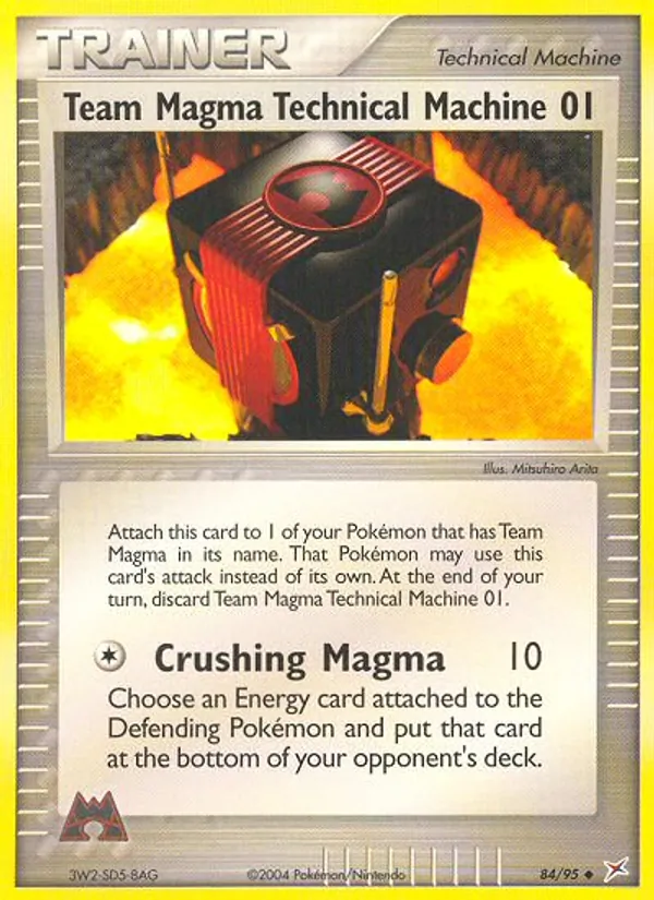Team Magma's Technical Machine 01, Team Magma vs Team Aqua No. 84