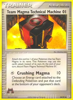 Team Magma's Technical Machine 01, Team Magma vs Team Aqua Nº 84 Normal