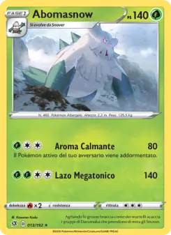 Abomasnow, Fragore Ribelle No. 13 Normal
