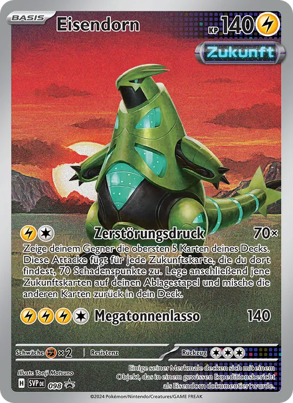 Eisendorn, SVP Black Star Promos Nº 098