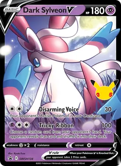 Dark Sylveon V, SWSH Black Star Promos Nº SWSH134 Holo