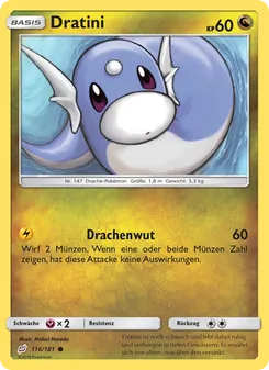 Dratini, Teams Sind Trumpf No. 116 Normal
