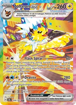 Jolteon ex, Festival Terastal ex No. 209 Normal