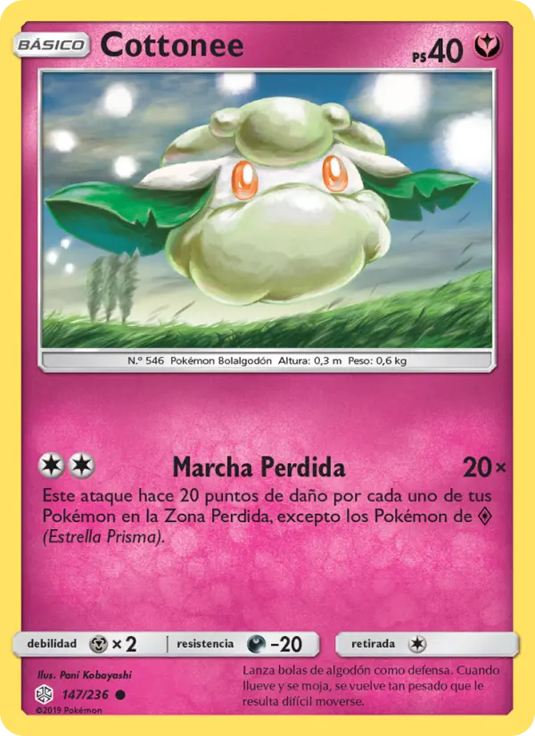 Cottonee, Eclipse Cósmico Nº 147
