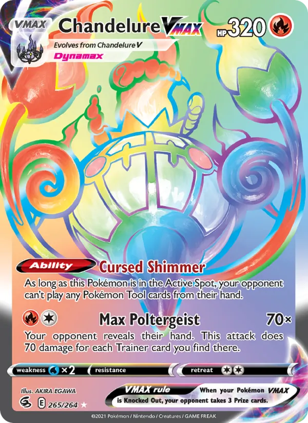 Chandelure VMAX, Fusion Strike No. 265