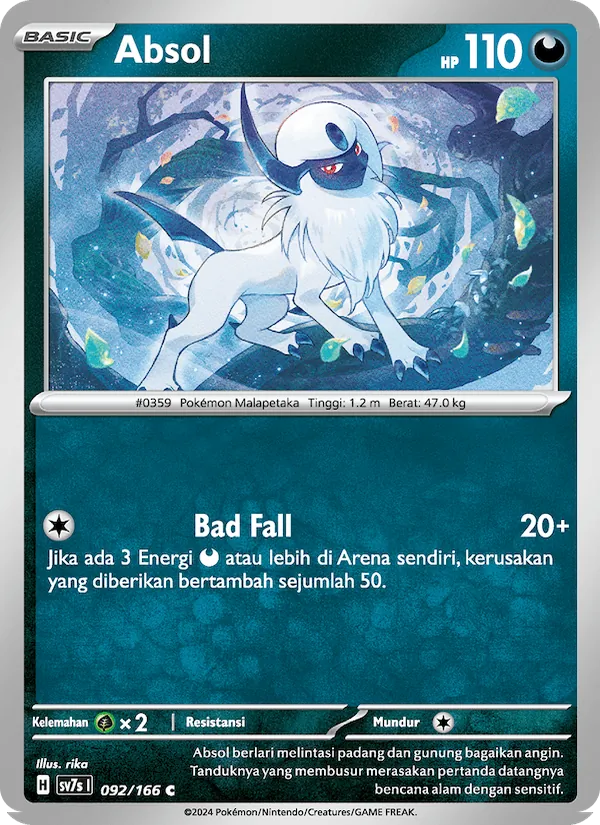 Absol, Bimbingan Rasi No. 092